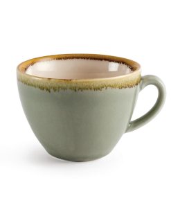 Olympia Kiln Cappuccino Cup Moss 230ml (Pack of 6) (GP478)