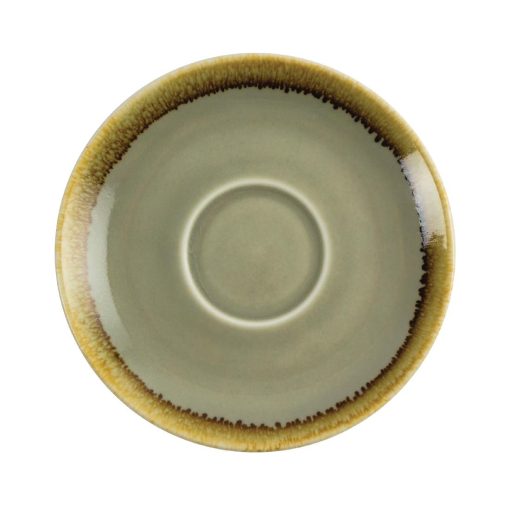 Olympia Kiln Cappuccino Saucer Moss 140mm (Pack of 6) (GP479)