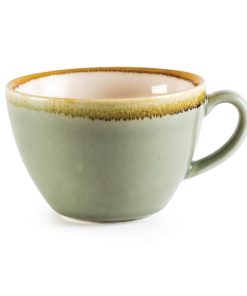 Olympia Kiln Cappuccino Cup Moss 340ml (Pack of 6) (GP480)