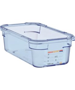 Araven ABS Food Storage Container Blue GN 1/4 100mm (GP575)