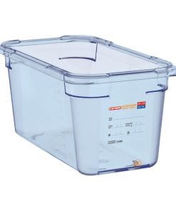 Araven ABS Food Storage Container Blue GN 1/3 150mm (GP580)
