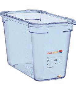 Araven ABS Food Storage Container Blue GN 1/3 200mm (GP581)