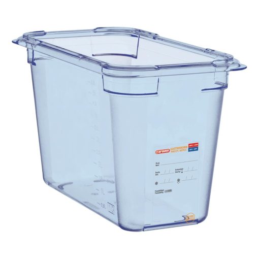 Araven ABS Food Storage Container Blue GN 1/3 200mm (GP581)
