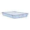 Araven ABS Food Storage Container Blue GN 1/1 65mm (GP588)