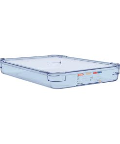 Araven ABS Food Storage Container Blue GN 1/1 65mm (GP588)