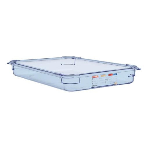 Araven ABS Food Storage Container Blue GN 1/1 65mm (GP588)