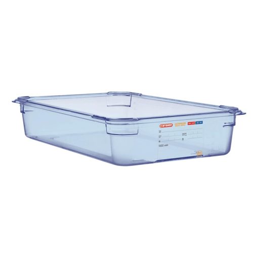 Araven ABS Food Storage Container Blue GN 1/1 100mm (GP589)