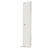 Elite Single Door Manual Combination Locker Locker White with Sloping Top (GR302-CLS)