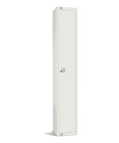 Elite Single Door Coin Return Locker White (GR302-CN)