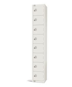 Elite Eight Door Manual Combination Locker Locker White (GR315-CL)