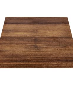 Bolero 600mm Pre-Drilled Square Table Top Rustic Oak (GR324)