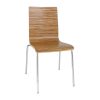 Bolero Square Back Side Chair Zebrano (Pack of 4) (GR344)