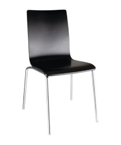 Bolero Black Square Back Side Chair (Pack of 4) (GR345)