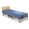 Jay-Be Contract Folding Bed with Water Resistant Mattress Single in Black Colour (GR375)