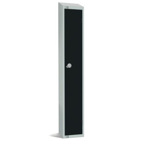 Elite Single Door Electronic Combination Locker with sloping top Black (GR670-ELS)