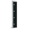 Elite Four Door Electronic Combination Locker with sloping top Black (GR673-ELS)