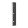Elite Three Door Manual Combination Locker Locker Graphite Grey (GR679-CL)