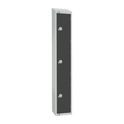Elite Three Door Manual Combination Locker Locker Graphite Grey (GR679-CLS)