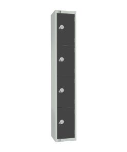 Elite Four Door Coin Return Locker Graphite Grey (GR680-CN)