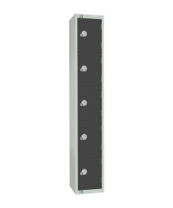 Elite Five Door Manual Combination Locker Locker Graphite Grey (GR681-CL)
