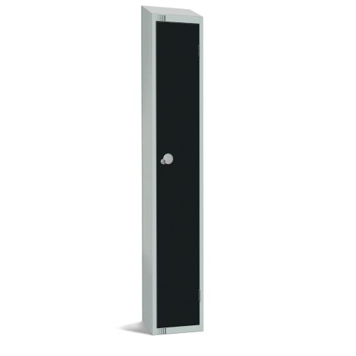 Elite Single Door Manual Combination Locker Locker Black with sloping top (GR684-CLS)