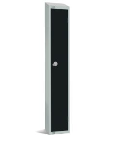 Elite Single Door Electronic Combination Locker with Sloping Top Black (GR684-ELS)