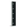 Elite Five Door Manual Combination Locker Locker Black (GR688-CL)