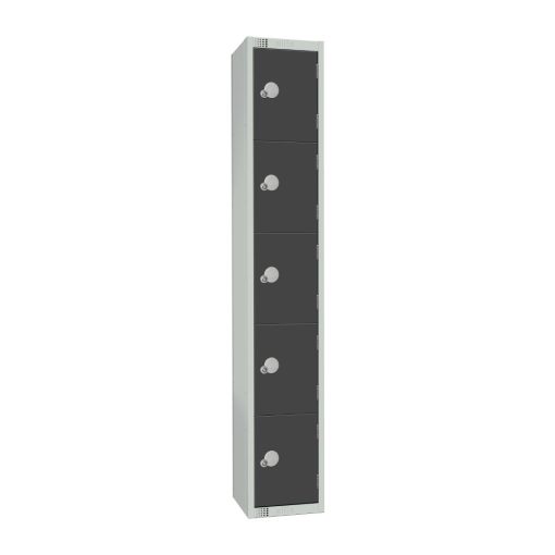 Elite Five Door Manual Combination Locker Locker Graphite Grey (GR695-CLS)