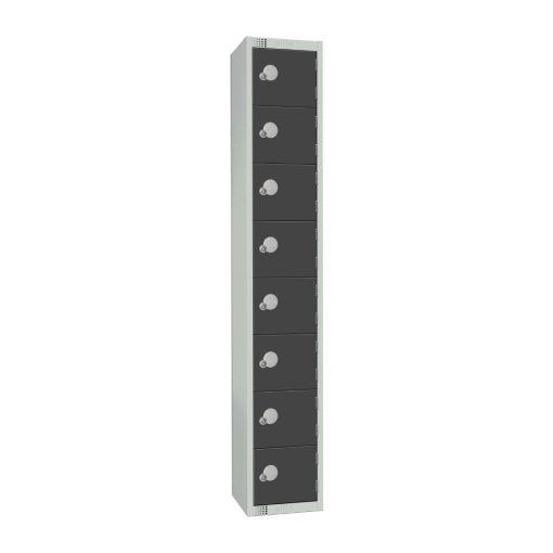 Elite Eight Door Manual Combination Locker Locker Graphite Grey (GR697-CL)