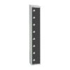 Elite Eight Door Electronic Lock with Sloping Top Graphite Grey (GR697-ELS)