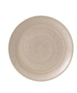 Churchill Stonecast Coupe Plate Nutmeg Cream 288mm (Pack of 12) (GR934)