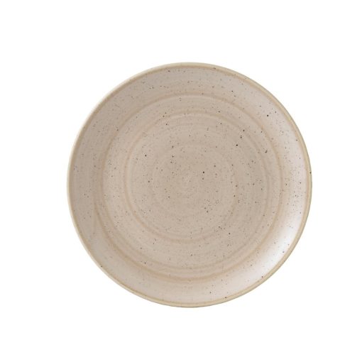 Churchill Stonecast Coupe Plate Nutmeg Cream 260mm (Pack of 12) (GR935)