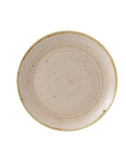 Churchill Stonecast Coupe Plate Nutmeg Cream 217mm (Pack of 12) (GR936)