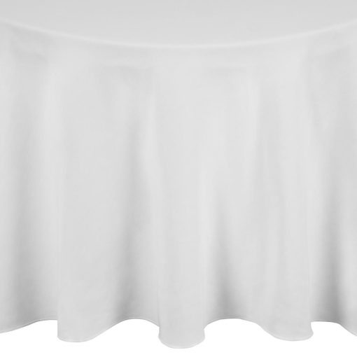 Occasions Round Tablecloth White 3300mm (GW441)