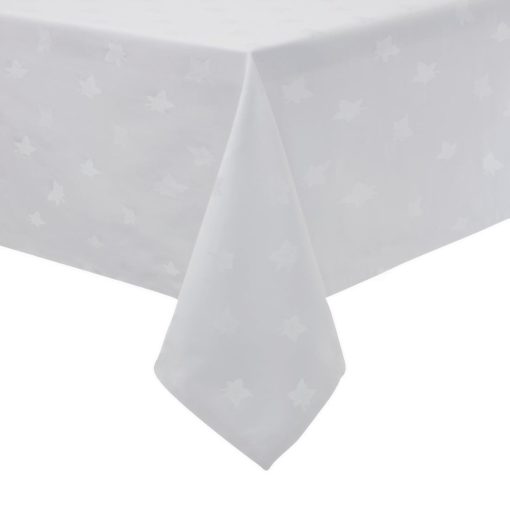 Luxor Tablecloth White 1150 x 1150mm (GW443)