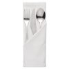 Occasions Polyester Napkins White (Pack of 10) (HB560)