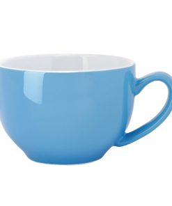 Olympia Cafe Cappuccino Cup Blue 340ml (Pack of 12) (HC404)