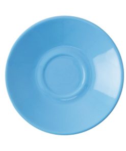 Olympia Cafe Espresso Saucers Blue (Pack of 12) (HC406)
