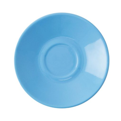 Olympia Cafe Espresso Saucers Blue (Pack of 12) (HC406)