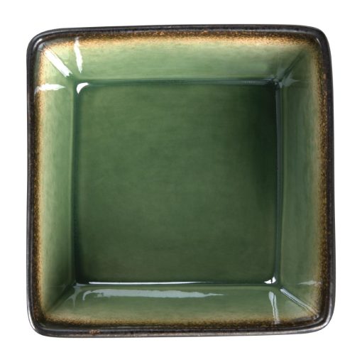 Olympia Nomi Square Bowl Green 110mm (Pack of 6) (HC533)