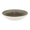 Churchill Studio Prints Raku Round Coupe Bowls Quartz Black 182mm (Pack of 12) (HC772)