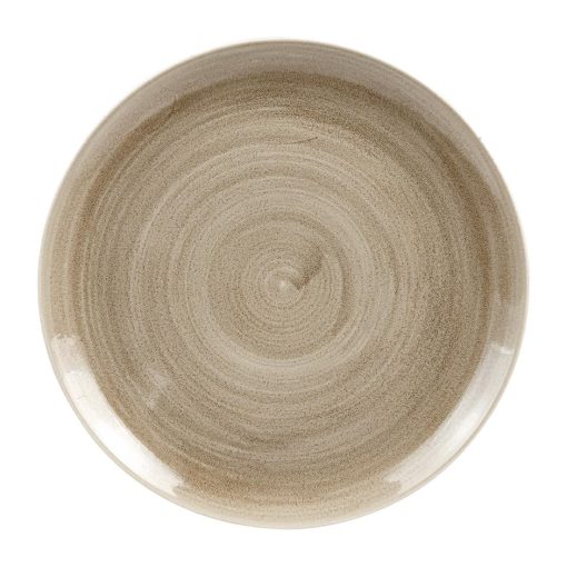 Churchill Stonecast Patina Antique Coupe Plates Taupe 288mm (Pack of 12) (HC786)
