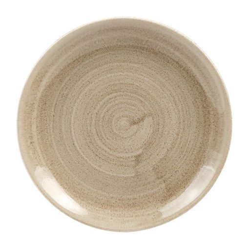 Churchill Stonecast Patina Antique Taupe Coupe Plates Taupe 165mm (Pack of 12) (HC789)