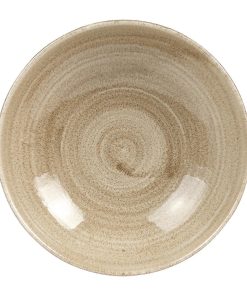 Churchill Stonecast Patina Antique Coupe Bowls Taupe 182mm (Pack of 12) (HC791)