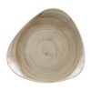 Churchill Stonecast Patina Antique Triangle Plates Taupe 311mm (Pack of 6) (HC792)