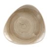 Churchill Stonecast Patina Antique Triangle Plates Taupe 229mm (Pack of 12) (HC793)