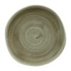 Churchill Stonecast Patina Antique Organic Round Plates Green 264mm (Pack of 12) (HC821)