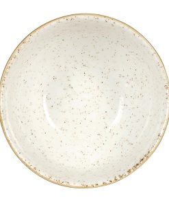Churchill Stonecast Round Soup Bowls Barley White 132mm (Pack of 12) (HC830)
