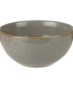 Churchill Stonecast Round Soup Bowls Peppercorn Grey 132mm (Pack of 12) (HC833)