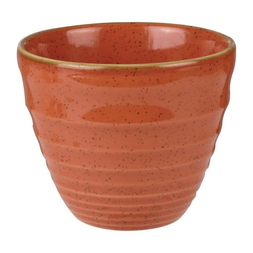 Churchill Stonecast Round Chip Mugs Spiced Orange Ripple 285ml (Pack of 12) (HC834)